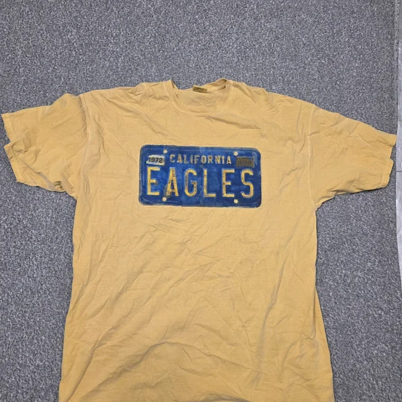 Comfort Colors California Eagles Yellow Tee - Picture 3 of 9